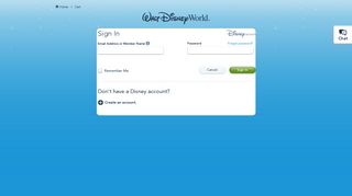 Sign In to Continue | Walt Disney World Resort