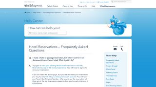 Locating My Reservation on Itinerary | FAQ | Walt Disney World Resort