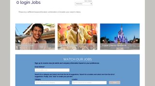 0 login Jobs - Search our Job Opportunities at Disney Parks and Resorts