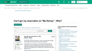 Can't ger my reservation on 