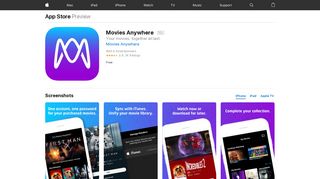 Movies Anywhere on the App Store - iTunes - Apple