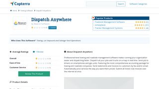 Dispatch Anywhere Reviews and Pricing - 2019 - Capterra
