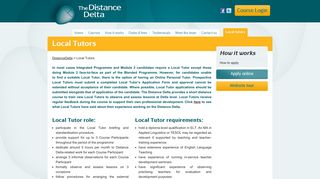 Local Tutors - The Distance Delta