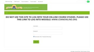 Login | CSNN Student Portal