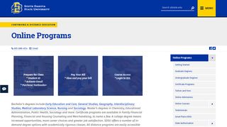 Online Programs | South Dakota State University