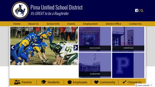 Pima Unified School District: Home