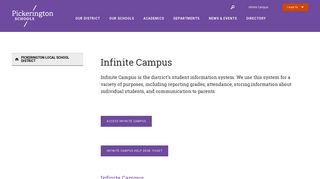 Infinite Campus - Pickerington Local School District