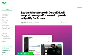 Spotify takes a stake in DistroKid, will support cross-platform music ...