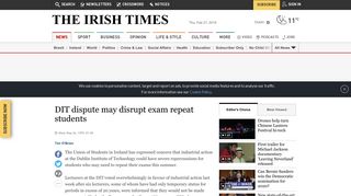 DIT dispute may disrupt exam repeat students - Irish Times