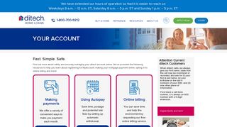 Manage My Account | ditech