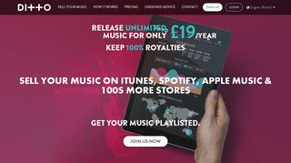 Ditto Music Promotion | Sell Music Online | Music Distribution