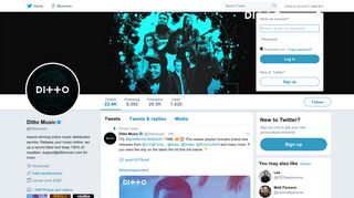 Ditto Music (@Dittomusic) | Twitter