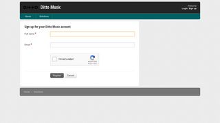Signup for a new account : Ditto Music - Support : Ditto Music