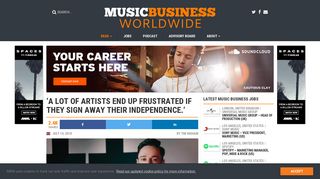 'A lot of artists end up frustrated if they sign away their independence ...