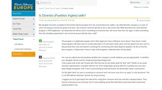 Is Diverbo (Pueblos Ingles) safe? - Rick Steves Travel Forum