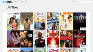 Watch All Titles Movies and TV Shows Online - Pure Flix