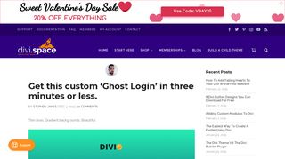 Create a Beautiful Login Page for your Divi Website - Divi Space