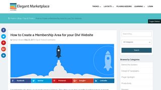 How to Create a Membership Area for your Divi Website