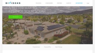 Solar Financing for Homes and Businesses | Dividend Finance