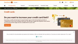 Credit cards - Swedbank