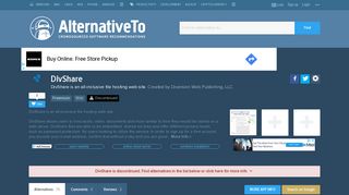 DivShare Alternatives and Similar Websites and Apps - AlternativeTo.net