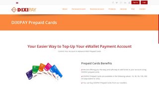 DIXIPAY Prepaid Cards | DIXIPAY