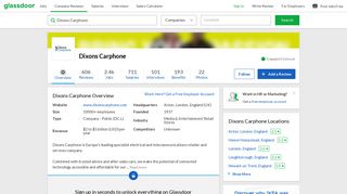 Working at Dixons Carphone | Glassdoor