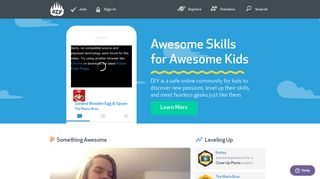 DIY: Kids Learning Skills and Being Awesome.