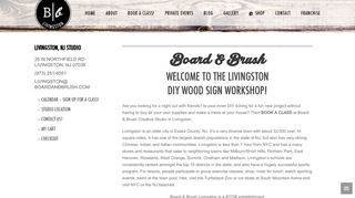 DIY Wood Sign Workshop | Board & Brush - Livingston, NJ
