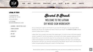 DIY Wood Sign Workshop | Board & Brush - Latham, NY