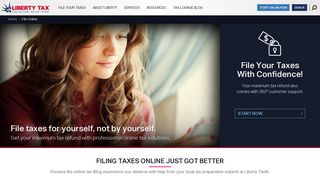 File Taxes Online - Best Online Income Tax Return Filing | Liberty Tax®
