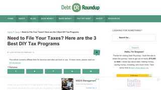 Need to File Your Taxes? Here are the 3 Best DIY Tax Programs