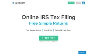 1040.com®: File Taxes Free, e-File Taxes Online, Income Tax Return ...