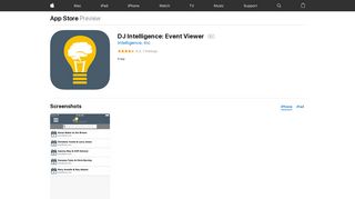 DJ Intelligence: Event Viewer on the App Store - iTunes - Apple