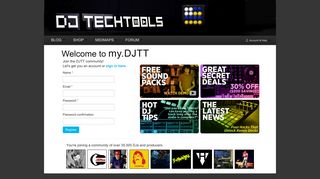 DJ TechTools - sign up