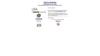 LRA by Deloitte - Shopper Sign Up
