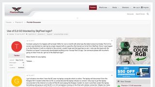 Use of DJI GO blocked by SkyPixel login? | DJI Phantom Drone Forum ...