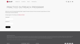 Practice Outreach Program | DJO Global