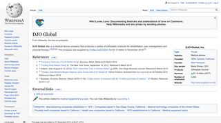DJO Global - Wikipedia