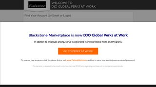 by Email or Login - DJO Global Perks at Work