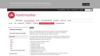 Enable EPP - EPP | DK Hostmaster