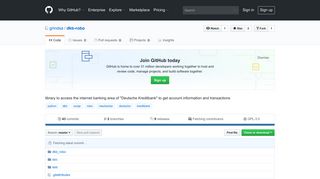 GitHub - grindsa/dkb-robo: library to access the internet banking ...
