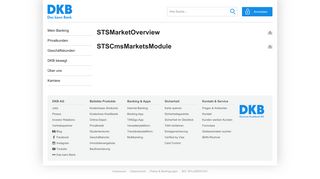 STSMarketOverview - DKB - Deutsche Kreditbank AG - Internet Banking