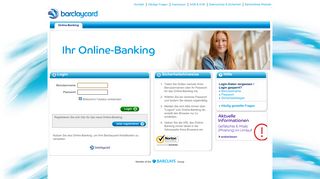 Barclaycard Internet Banking