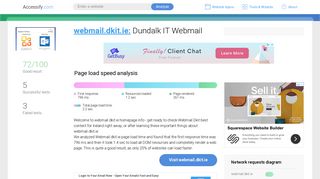 Access webmail.dkit.ie. Dundalk IT Webmail