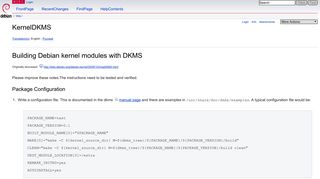KernelDKMS - Debian Wiki
