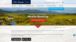 Mobile Banking | D. L. Evans Bank | Boise, ID - Burley, ID - Pocatello, ID