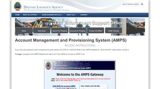 AMPS Instruction - Defense Logistics Agency