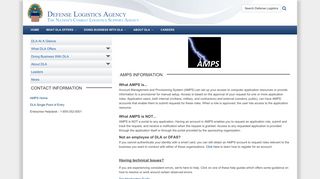 AMPS Info Page - Defense Logistics Agency