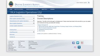 Training Course Catalog - Defense Logistics Agency